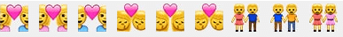 emojis whatsapp parejas