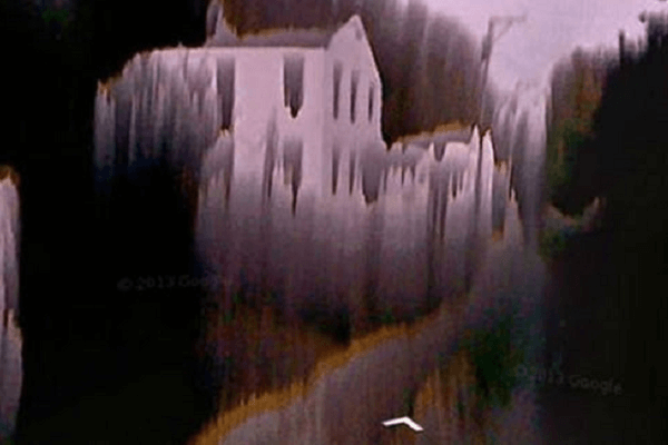 ciudad embrujada captada por google maps