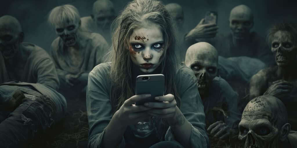 Zombies por culpa de la tecnología